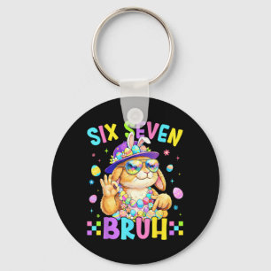Porte-clés 67 Six Seven Bruh Bunny pour enfants filles garçon