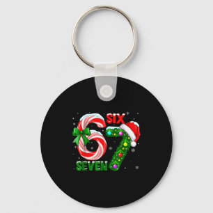 Porte-clés 67 Six Seven Bruh Drôle de Noël 6 7 Meme Hommes Fe