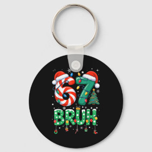 Porte-clés 67 Six Seven Burh drôle de Noël 6 7 Meme Hommes Fe