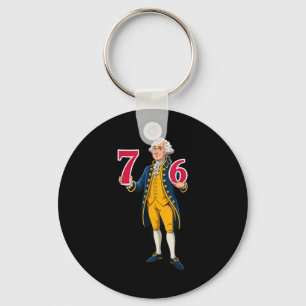 Porte-clés 6 7 7 6 Georges Washington Six Seven