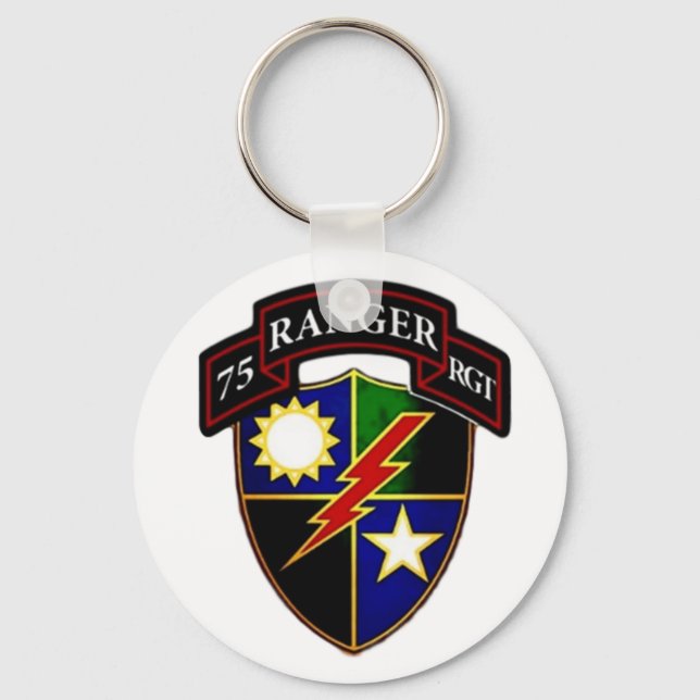 Porte-clés 75e RANGERS (Recto)
