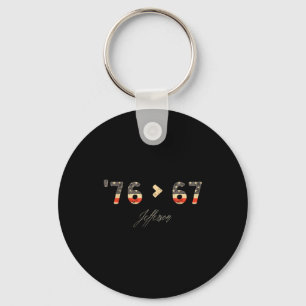 Porte-clés 76 > 67 Jefferson Six Seven Mème pour la Généra