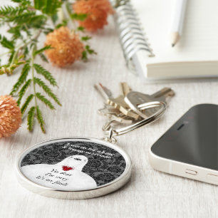 Porte-clés 7 Mots À Un Mariage Long Et Un Mariage Heureux