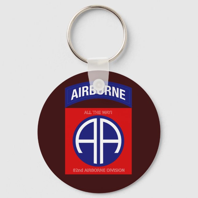 Porte-clés 82e division aéroportée de l'Armée de terre (Recto)