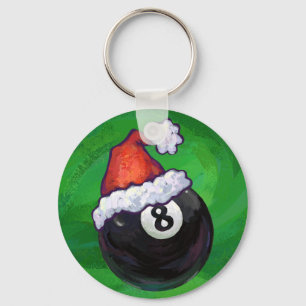 Porte-clés 8 Bal Christmas Green