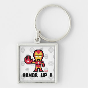 Porte-clés 8Bit Iron Man - Armor Up!