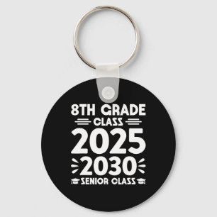 Porte-clés 8e année Cl de 2025 Future Senior Cl de 2030