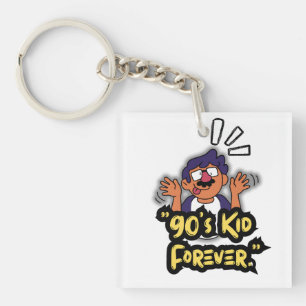 Porte-clés 90's Kid Forever - Nostalgia Cartoon Edition