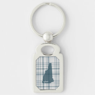 Porte-clés à carreaux de l'État du New Hampshire