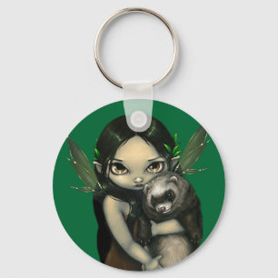 Porte-clés "A Ferret and His Fairy" Keychain
