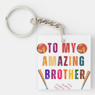 Porte-clés À la fête de mon frère extraordinaire
