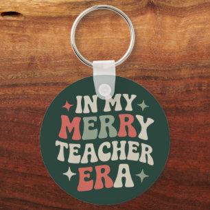 Porte-clés À l'ère de mon professeur Cadeau de vie d'enseigna