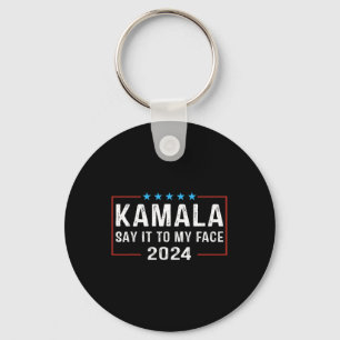 Porte-clés À Mon Visage Kamala Harris Pour Président 2024 5