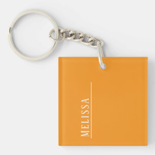 Porte-clés à monogramme personnalisé dans des coul