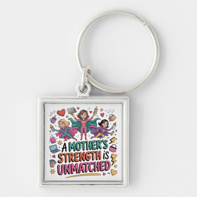 Porte-clés A Mother’s Strength Is Unmatched (Devant)