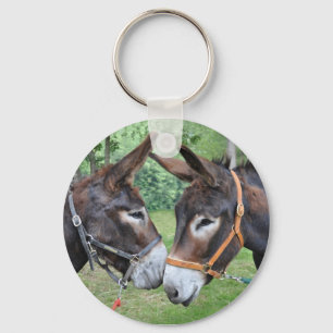 Porte-clés A pair of donkey friends