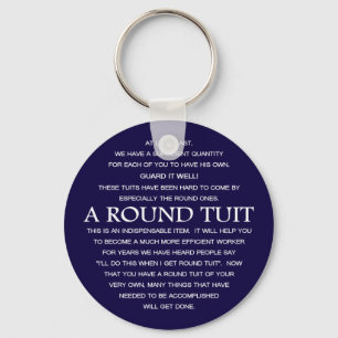 Porte-clés A Round Tuit