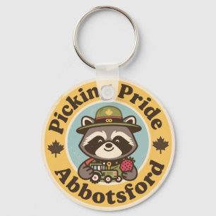 Porte-clés Abbotsford BC vintage Fierté de la récolte