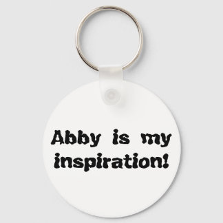 Porte-clés Abby est mon inspiration