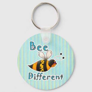 Porte-clés Abeille Bourdon Tachetée Différente