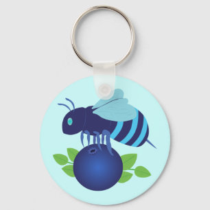 Porte-clés Abeille de bleuet