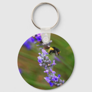 Porte-clés Abeille en Lavender