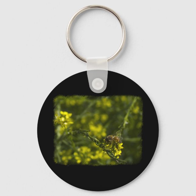 Porte-clés Abeille occupée (Recto)