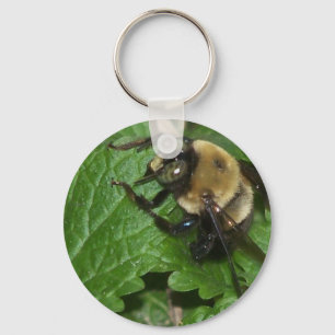 Porte-clés Abeille sur baume de citron