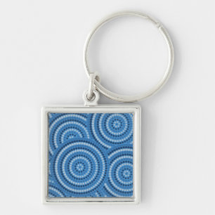 Porte-clés Aboriginal Dot Painting