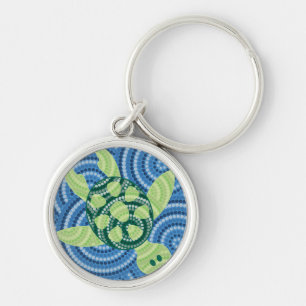 Porte-clés Aboriginal turtle