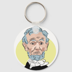 Porte-clés Abraham Lincoln