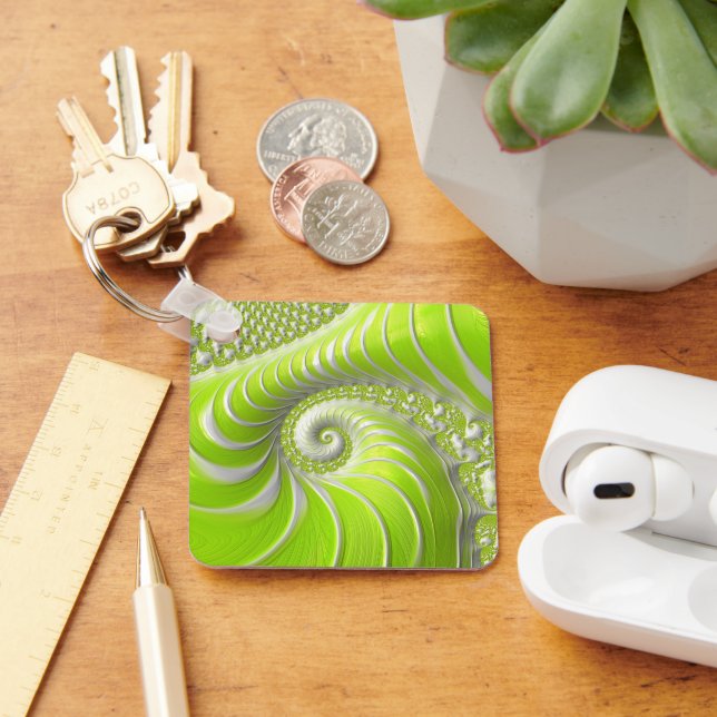 Porte-clés Abstract Lime Green (Bureau)