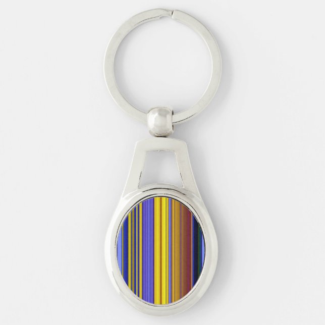 Porte-clés Abstract Stripes Design 1 (Devant)