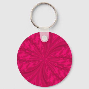 Porte-clés Abstrait papillon Raspberry Pink Porte - clé