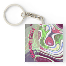 Abstrait Pastel Cellular Harmony Circle