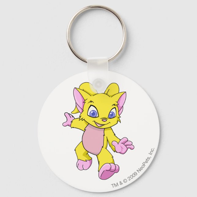 Porte-clés Acara jaune (Recto)