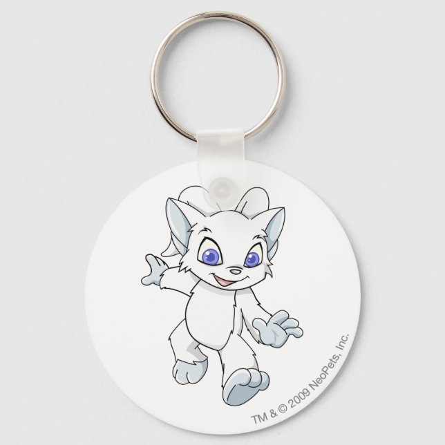 Porte-clés Acara White (Recto)