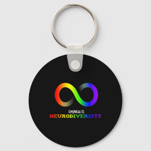 Porte-clés Accepter la Neurodiversité Autisme Troubles TDAH R