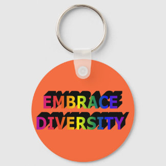 Porte-clés Accepter le Porte - clé Diversité (arc-en-ciel)