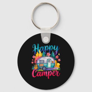 Porte-clés Accessoires de camping drôles et heureux pour enfa