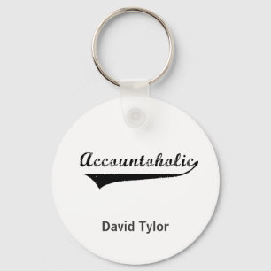 Porte-clés Accountoholic