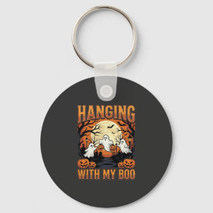 Porte-clés Accrochage Avec Mon Chéri Design De Fantôme D'Hall