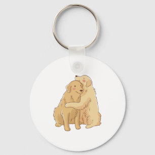 Porte-clés Accroche de Golden Retriever