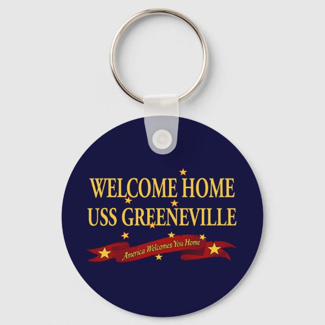 Porte-clés Accueil USS Greeneville (Recto)