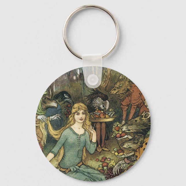 Porte-clés Acheter chez nous avec un Curl d'or (Recto)