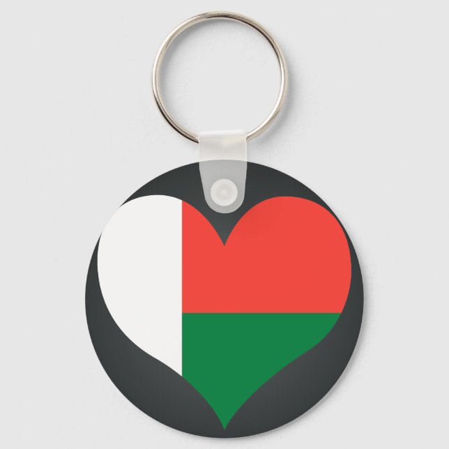 Porte-clés Acheter drapeau de Madagascar (Recto)