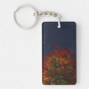 Porte-clés acrylique Arc-en-ciel tombant