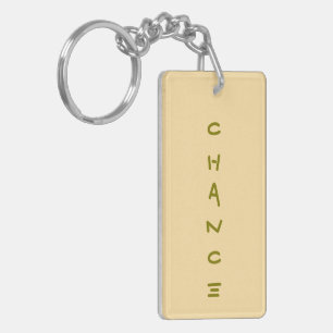 Porte-clés acrylique Chance