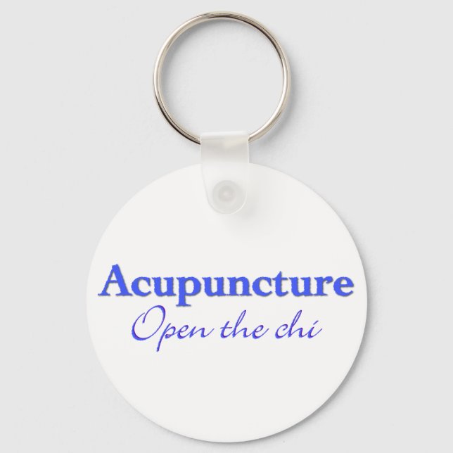 Porte-clés Acupuncture - Ouvrir le chi (Recto)
