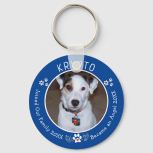 Porte-clés Add Photo Custom Dog Memorial